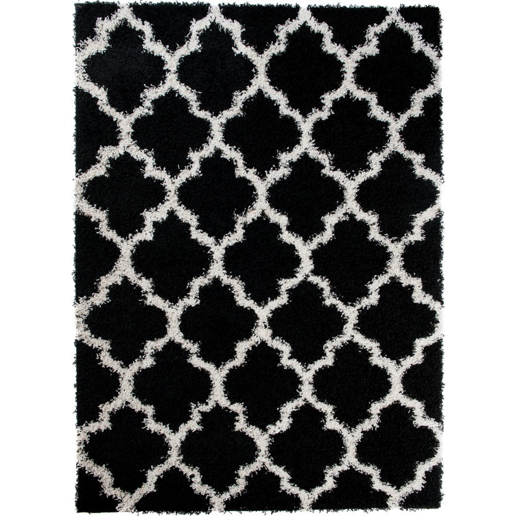 Fairmont Park Chewning Black Rug Wayfair.co.uk